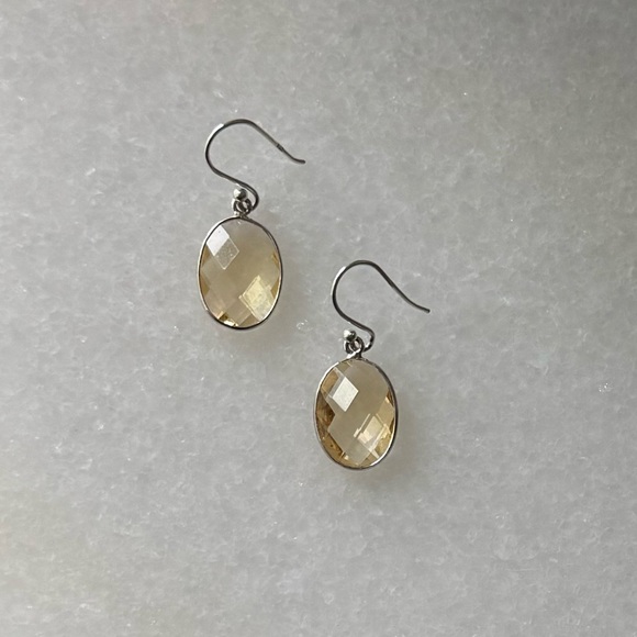 Tuckernuck Jewelry - NWOT Tuckernuck Lemon Drop Earrings, Citrine, Sterling Silver